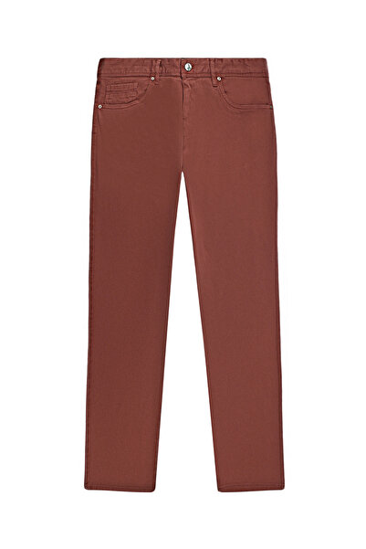 Abdullah Kiğılı Slim Fit Dar Kesim Likralı Kanvas / Chino Pantolon