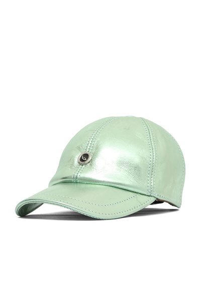Bueno Shoes Green Shiny Leather-1 Women's Hat