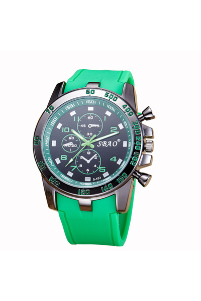 Choice4 green New Quartz Watches for Men and Women, Student Sports Silicone W...