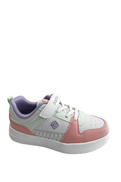 pepino 1603 Model White Girl's Sneaker - Velcro Design