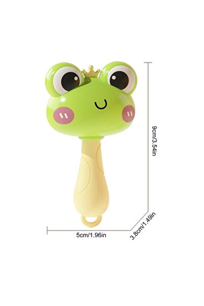 Choice frog Plastic Baby Rattle Toys Cartoon with Crisp Sound Kid Maracas Bri...
