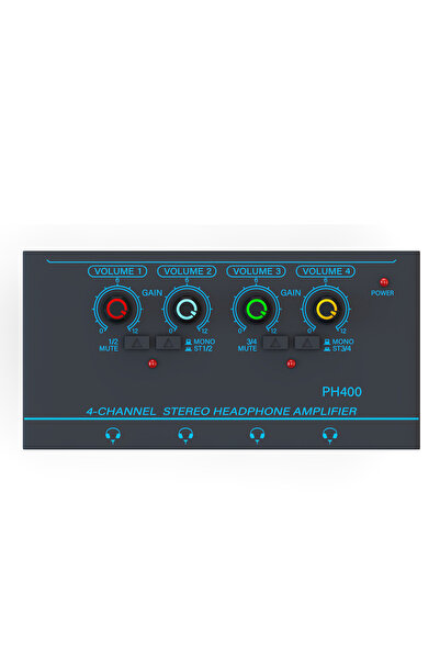 Choice PH400-Blue Mini Headphone Amplifier Depusheng New 4/6Channels Ultra-Co...