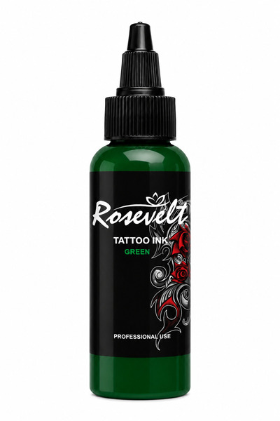 ROSEVELT Tattoo Ink Dövme Boyası Yeşil 30 ml