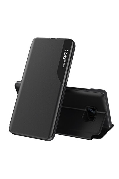 Techsuit Husă pentru Samsung Galaxy S7 Edge - Seria Techsuit eFold - Neagră