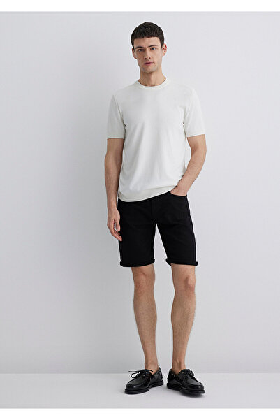 Mavi Brian Black Comfort Jean Shorts 0418423313