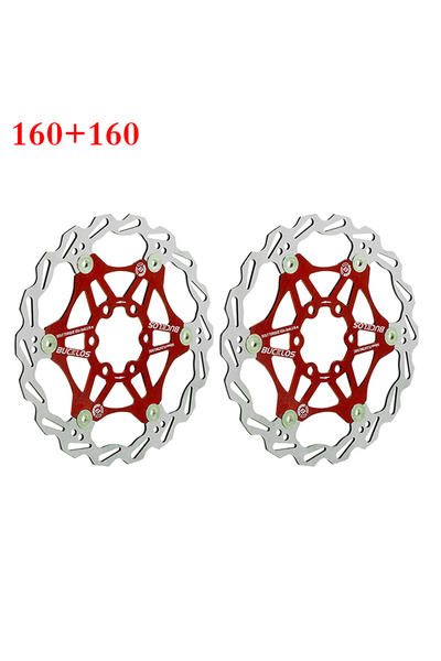 Choice 2PC 160-160mm Red 2PC BUCKLOS Bicycle Disc Brake 160/180/203 Bike Floa...