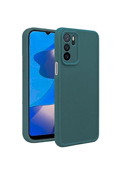 Vissona Oppo A16 4G Kılıf – Kamera Çıkıntılı – Mat Silikon Telefon Kılıfı