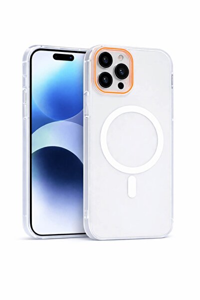 Vissona iPhone 14 Pro Max Kılıf – MagSafe Uyumlu – Mat Sert Arka Kapak Telefo...