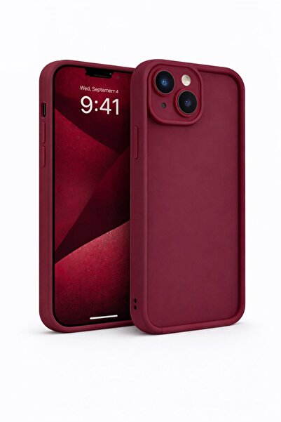 Vissona iPhone 15 Kılıf – Kamera Çıkıntılı – Mat Silikon Telefon Kılıfı