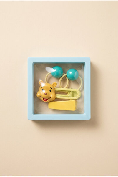 Katia&Bony Σετ πλαστικών αγκράφες με φιγούρα αρκουδάκι σε μπλε πλαστικό κουτί