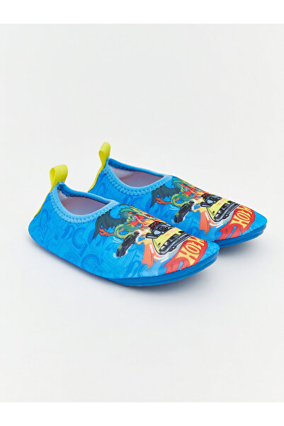 LC Waikiki Pantofi de apă pentru băieți cu imprimeu Hot Wheels