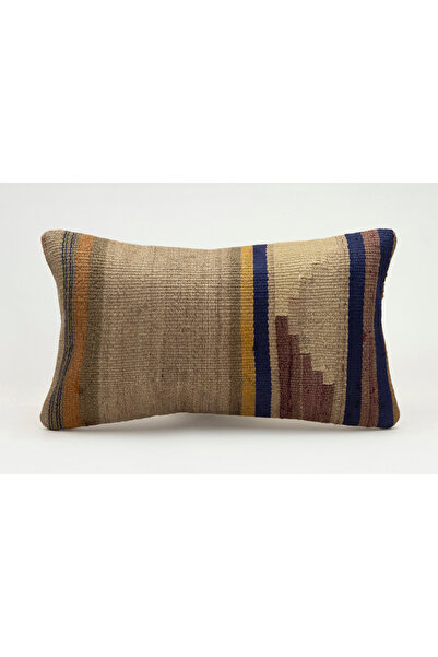 Kilim Whole Sale غطاء وسادة مصنوع يدويًا من السجاد القديم، صوف، 30x50 سم