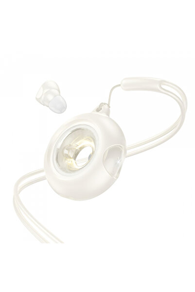 hoco. Handsfree Bluetooth HOCO EW71 Mini Donut, TWS, Alb (Alb: Alb)