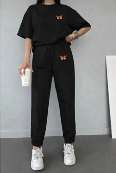 SILATU 2-Piece Printed Sweat Suit (T-Shirt-Sweatpants)