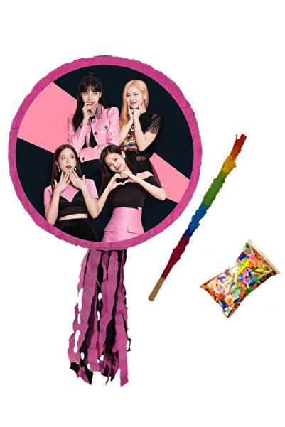 PinaStar Πινιάτα BlackPink, Pinastar, με ξυλάκι και κομφετί