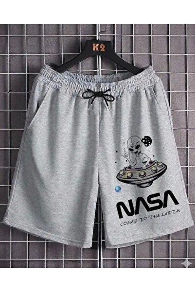 NIGRUM PARDUS YENİ SEZON NASA BASKILI 2 İPLİK YAZLIK ÇİFT CEP PAMUK ERKEK ÇOC...