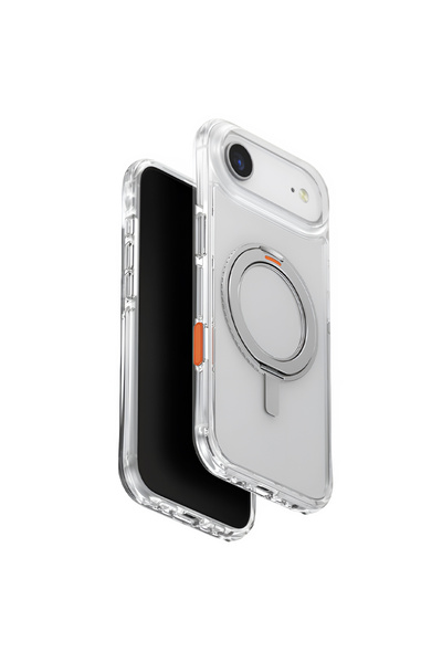 uniq Husa pentru iPhone 17 Air, Swivix 360° Kickstand, protectie antisoc, arg...