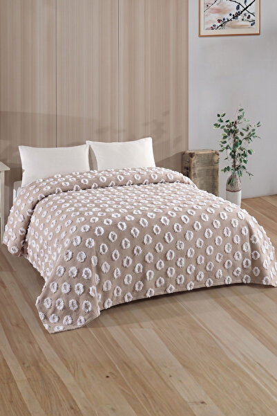 LADYNİL Διπλό κάλυμμα κρεβατιού με ανάγλυφο σχέδιο Bohemian 210x240