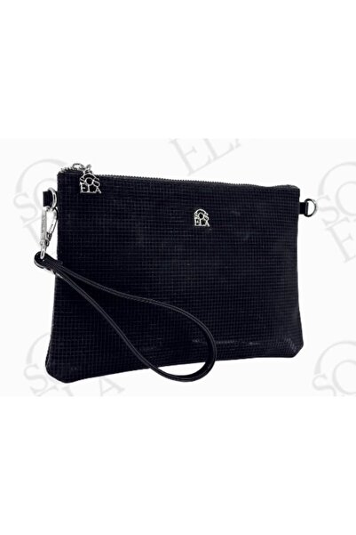 SOSELA Γυναικεία Μαύρη Τσάντα Portfolio 67-6019