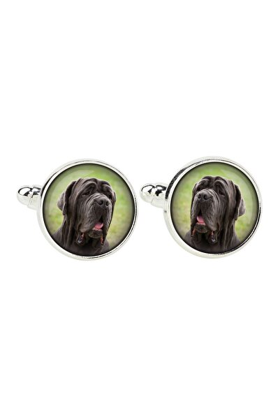 Art - Dog Neapolitan Mastiff - cufflinks, a shirt accessory, a shirt pendant ...