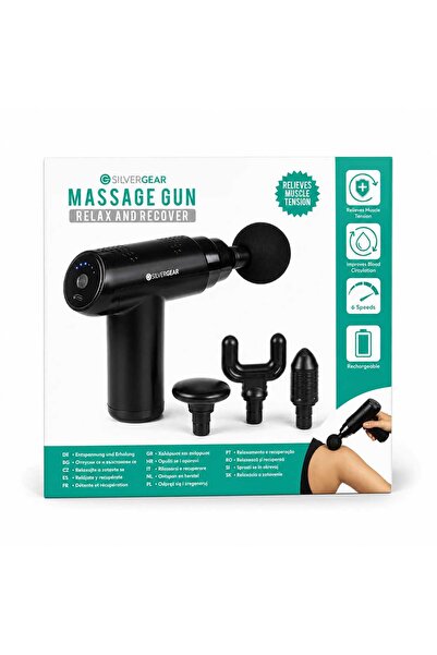 Silvergear Massage Gun – aparat de masaj modern