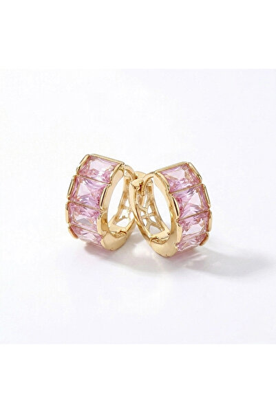 h&b design jewel الوردي الرغيف الفرنسي حجر هوب القرط