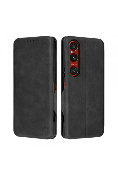 Stef's Cat Husa pentru Sony Xperia 1 VI, Stef's Cat, Safe Wallet Plus, Neagra
