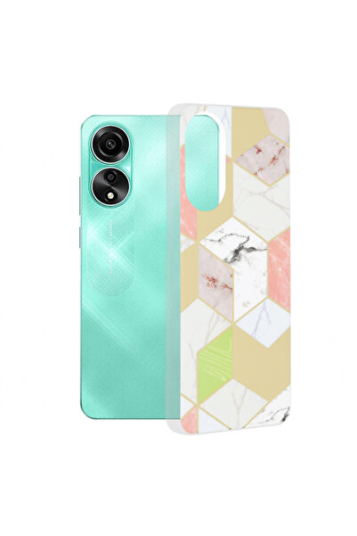 Stef's Cat Husa pentru Oppo A78 4G, Stef's Cat, Marble, Mov