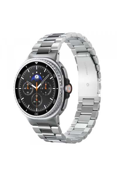 Spigen Каишка Modern Fit за Samsung Galaxy Watch8/ Watch8 Classic Серия, Среб...
