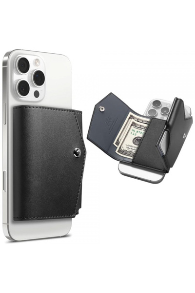 Spigen Πορτοφόλι MagSafe, Spigen, Valentinus Pro, Μαύρο AFA09442