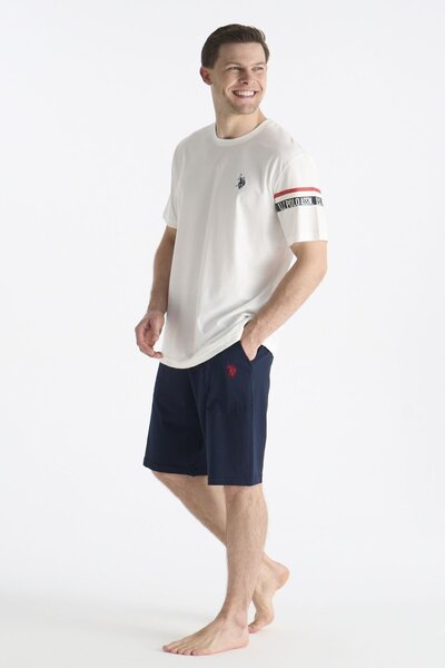 U.S. Polo Assn. 19001 Erkek Şort Pijama Takımı