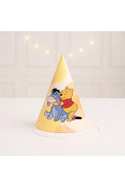 Partiden Winnie The Pooh Parti Şapkası 4 Adet