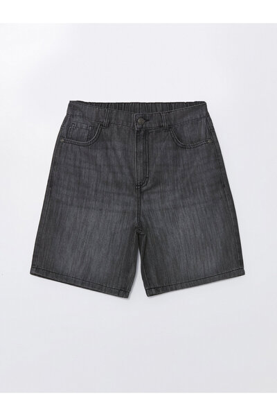 LC Waikiki Pantaloni scurți din denim pentru băieți, cu croială lejeră și tal...
