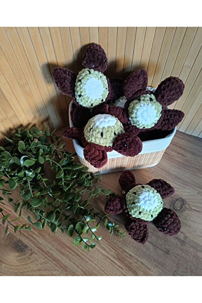 ev atölyem Amigurumi kivi kaplumbağa anahtarlık