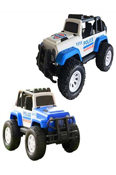 Banadabak Sürtmeli Polis Jeep Bhx804 İntertia Slide Toy Car 2 Renk 3+ (1 Adet...