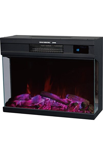 E-ANAMAG Ηλεκτρικό τζάκι με ανεμιστήρα και τηλεχειριστήριο Hausberg HB-8221NG...