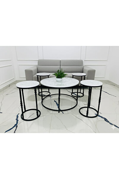 Tables Table Set - Modern Marble Design