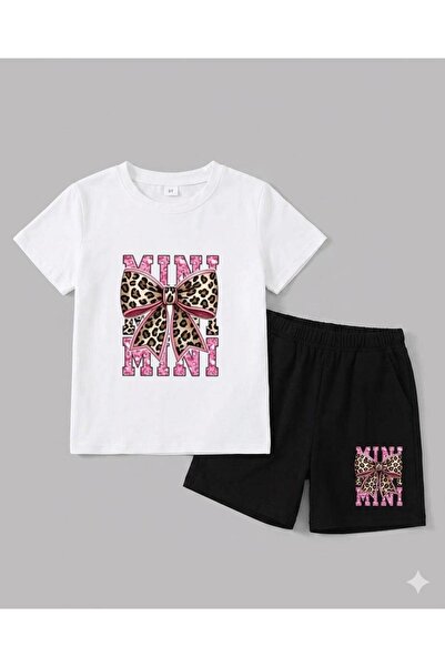 No Plan Girls' Minimini Printed T-Shirt and Shorts Set