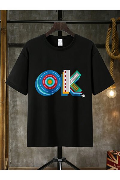 yiou trendy clothing تي شيرت رجالي بتصميم جرافيك OK
