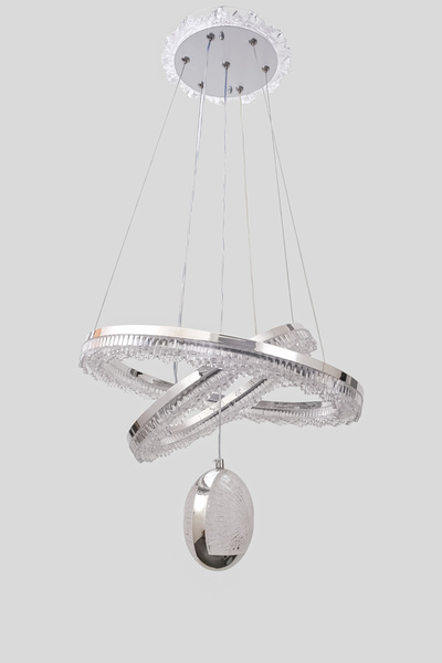 Turanconcept Rüya Modern Tasarım Sarkıt Led Avize 3 Renk Işık Kristal Görünüm...
