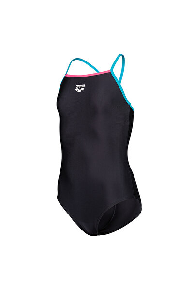 ARENA Swimsuit Light Drop Solid Çocuk Siyah Yüzücü Mayo 005919589