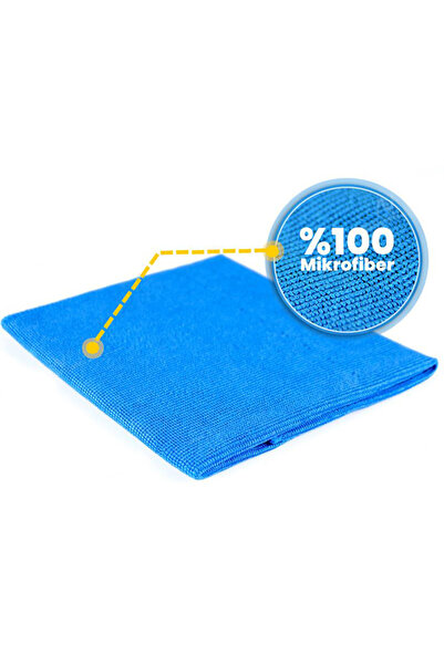 Alezy Spark MP2307 Yüksek Performanslı Mikrofiber Temizlik Bezi 40x40 cm Poşetli (Karışık Renk)