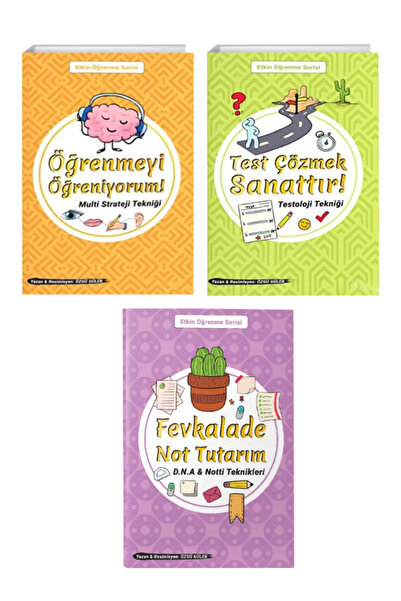 Tonguç Yayınları Etkin Öğrenme Serisi: Öğrenmeyi Öğreniyorum+Test Çözmek Sana...