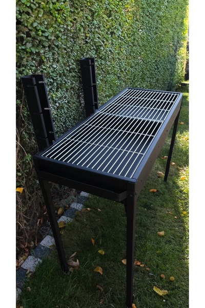 St Morritz XL Mangal 100x40 cm, Pratik ve Şık, Hızlı Kurulum, Dayanıklı Malzeme