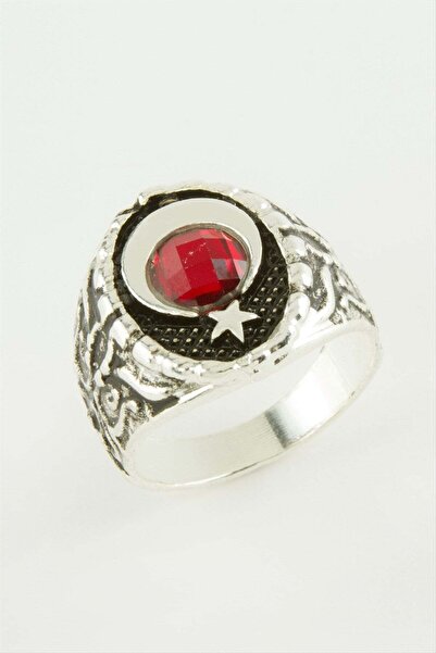 TakÇalıştır Moon Star Metal Men's Ring