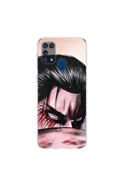 PPKin Samsung Galaxy M31 Compatible Anime 1/2 Design Transparent Case