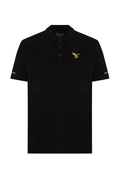 BEŞİKTAŞ JK BLACK EAGLES SOCIETY EAGLE LOGO POLO T-SHIRT