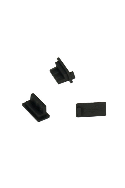 OEM Dop Anti Praf Port Telefon OEM, USB-A, Set 10 bucati, Negru