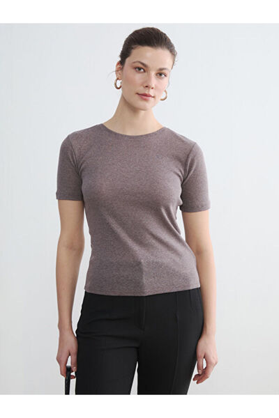 LC Waikiki Tricou pentru femei Sparkly Choices Zero Roba Collar de la Shining...