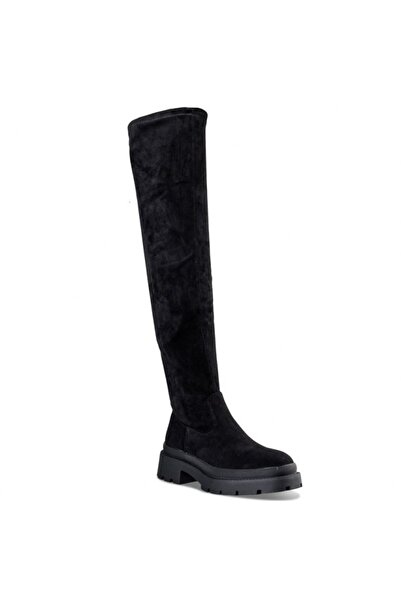 Envie Shoes Γυναικεία Μπότα OVER THE KNEE BOOTS E23-18102-34 Μαύρο